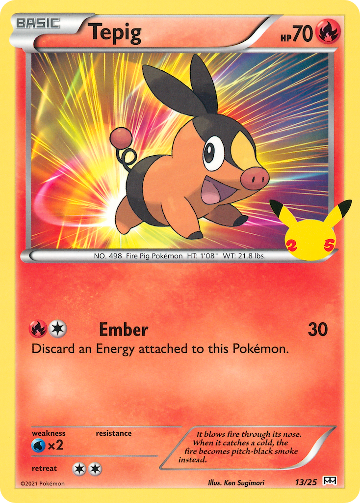 Tepig 13/25 McDonald's Collection 2021