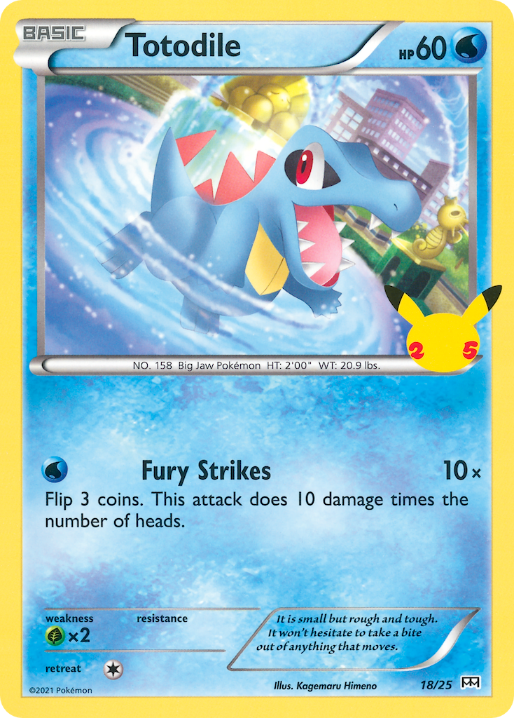 Totodile 18/25 McDonald's Collection 2021