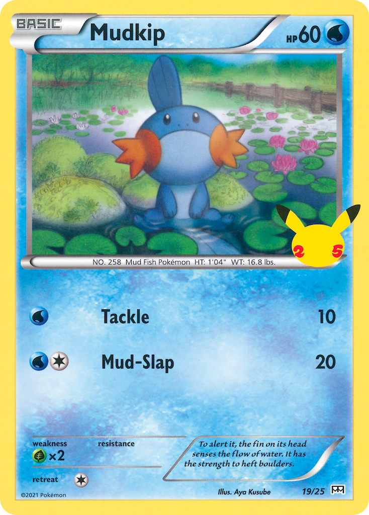 Mudkip 19/25 McDonald's Collection 2021