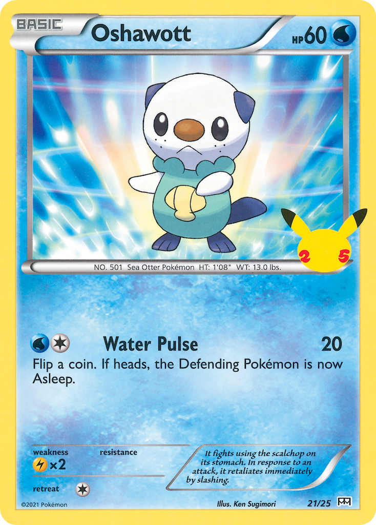 Oshawott 21/25 McDonald's Collection 2021
