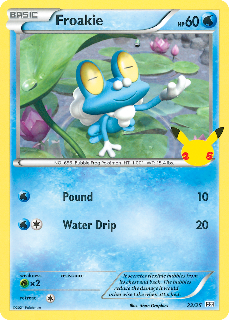 Froakie 22/25 McDonald's Collection 2021