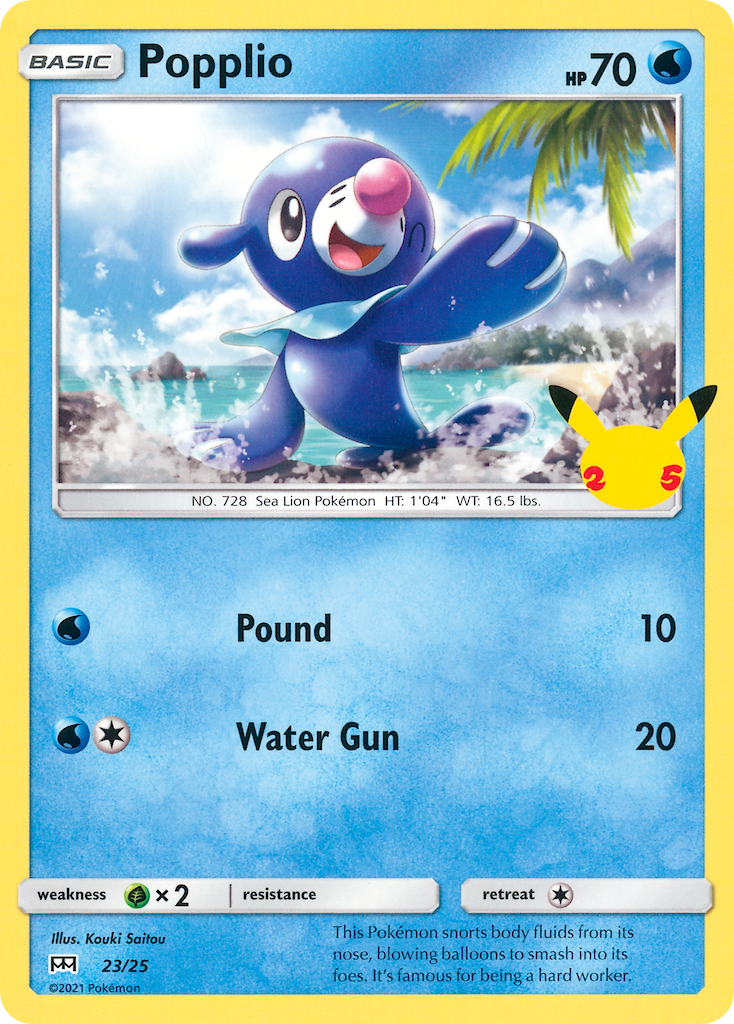 Popplio 23/25 McDonald's Collection 2021