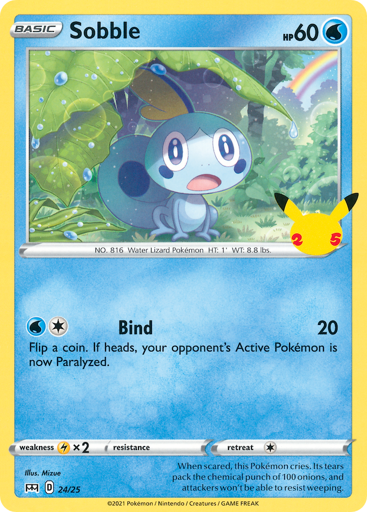 Sobble 24/25 McDonald's Collection 2021