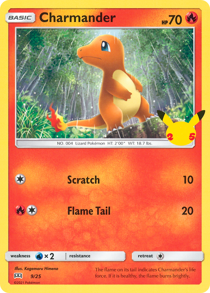 Charmander 9/25 McDonald's Collection 2021