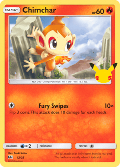 Chimchar 12/25 McDonald's Collection 2021