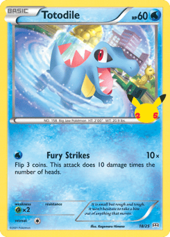 Totodile 18/25 McDonald's Collection 2021