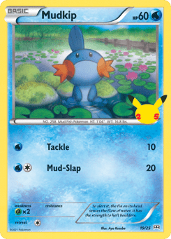 Mudkip 19/25 McDonald's Collection 2021