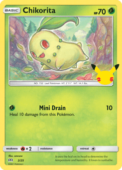Chikorita 2/25 McDonald's Collection 2021