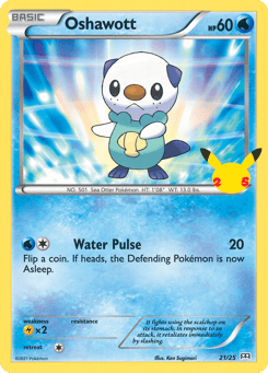 Oshawott 21/25 McDonald's Collection 2021