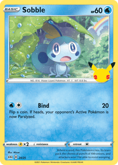 Sobble 24/25 McDonald's Collection 2021