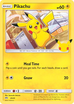 Pikachu 25/25 McDonald's Collection 2021