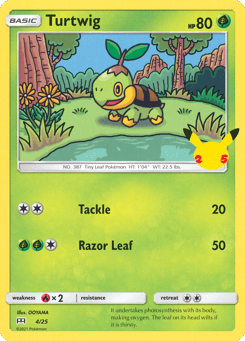 Turtwig 4/25 McDonald's Collection 2021