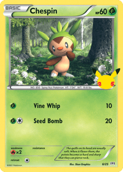 Chespin 6/25 McDonald's Collection 2021