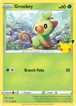 Grookey 8/25 McDonald's Collection 2021