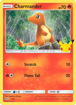 Charmander 9/25 McDonald's Collection 2021