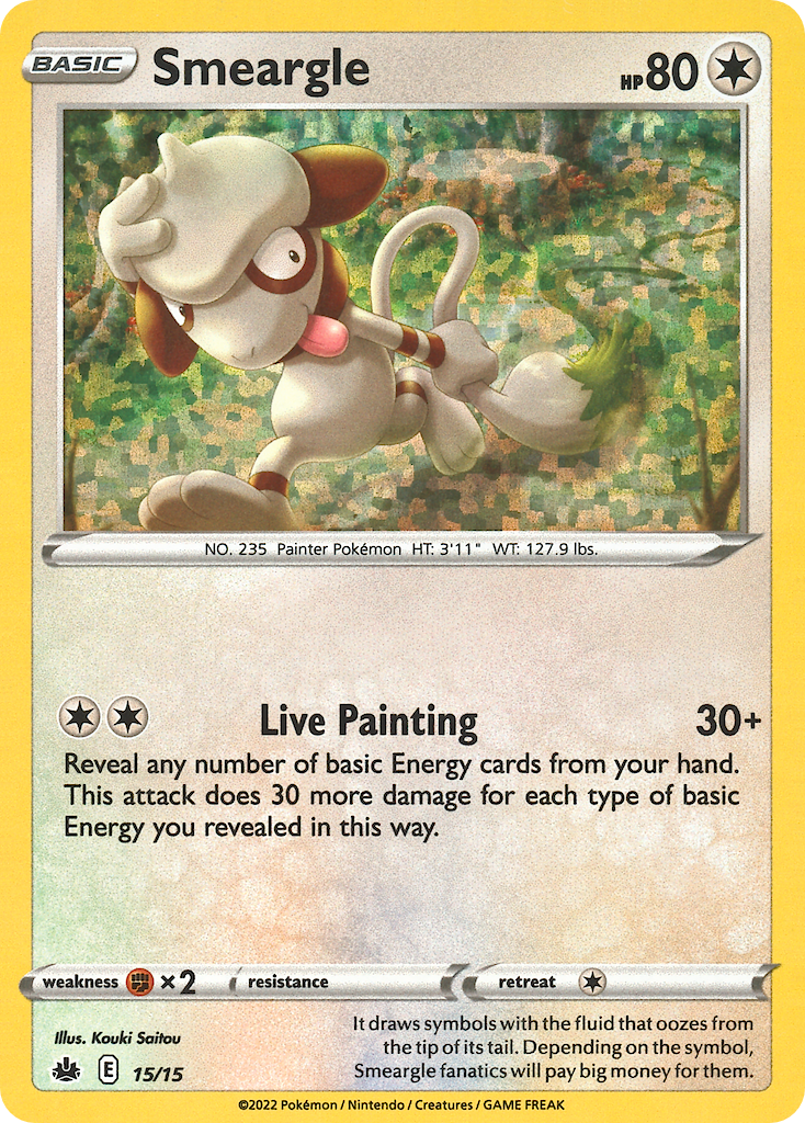 Smeargle 15/15 McDonald's Collection 2022