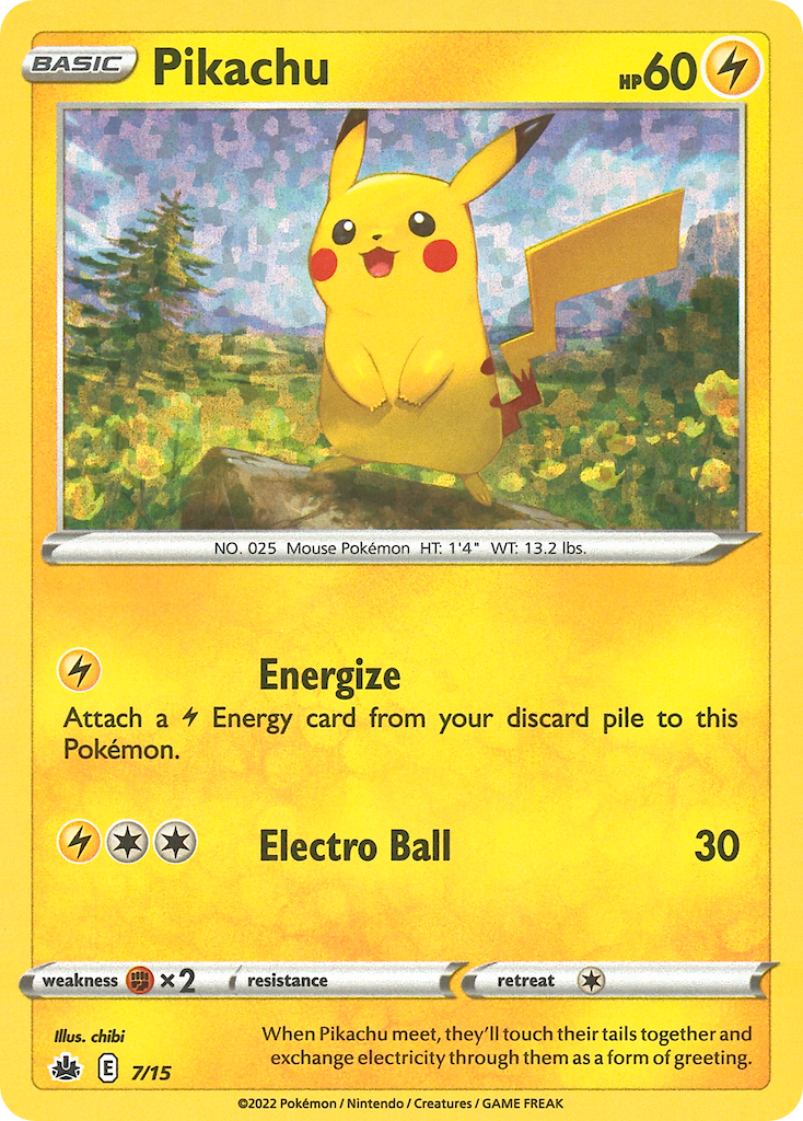 Pikachu 7/15 McDonald's Collection 2022