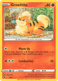 Growlithe 4/15 McDonald's Collection 2022