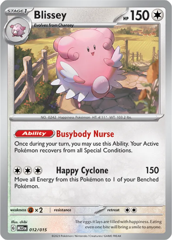 Blissey 012/015 McDonald's Collection 2023