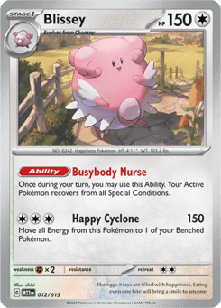 Blissey 012/015 McDonald's Collection 2023