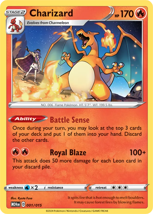 Charizard 001/015 McDonald's Collection 2024