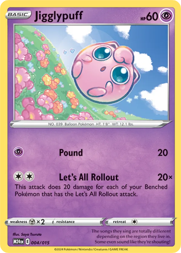 Jigglypuff 004/015 McDonald's Collection 2024