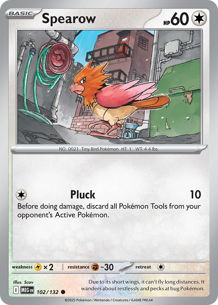 Spearow 102/132 Mega Evolution