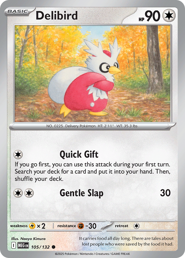 Delibird 105/132 Mega Evolution