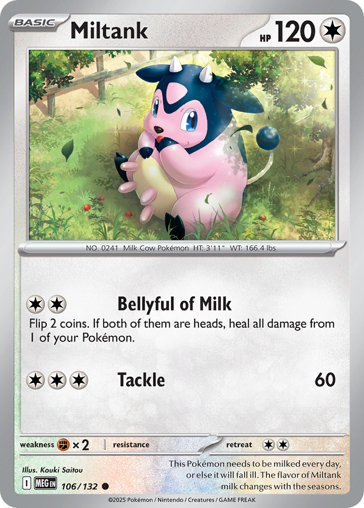 Miltank 106/132 Mega Evolution