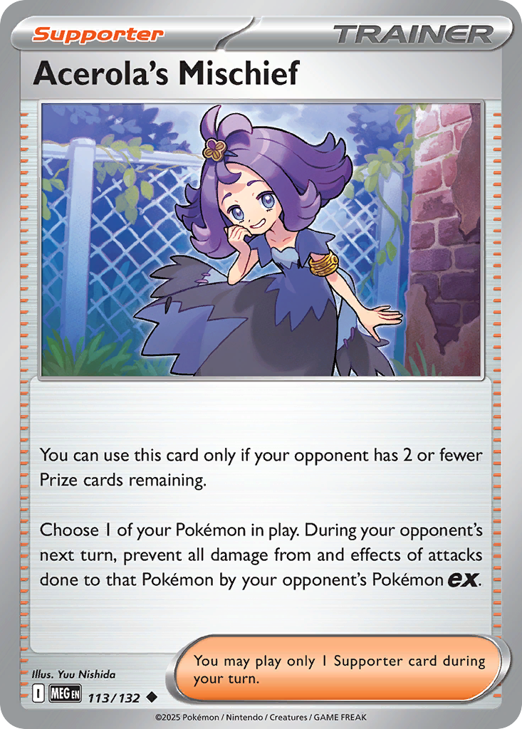 Acerola's Mischief 113/132 Mega Evolution