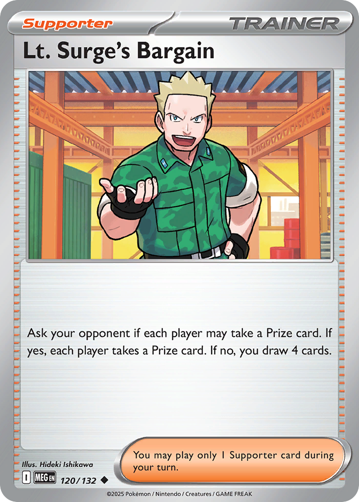 Lt. Surge's Bargain 120/132 Mega Evolution