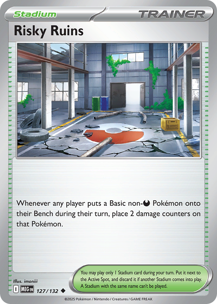 Risky Ruins 127/132 Mega Evolution