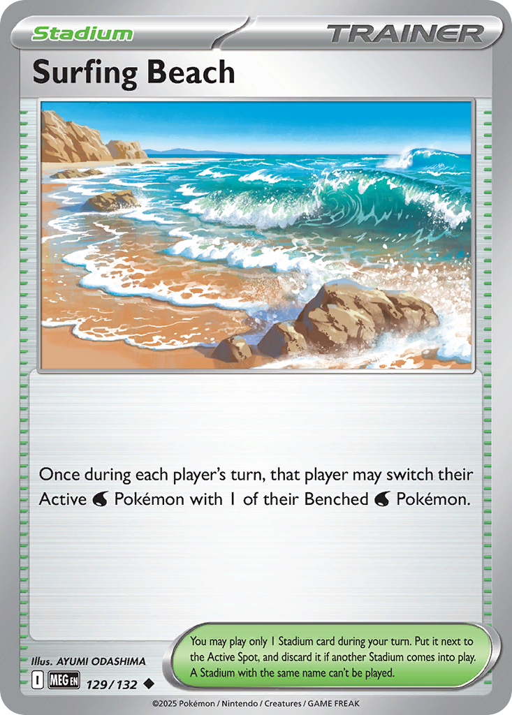 Surfing Beach 129/132 Mega Evolution