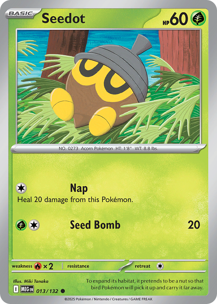 Seedot 013/132 Mega Evolution