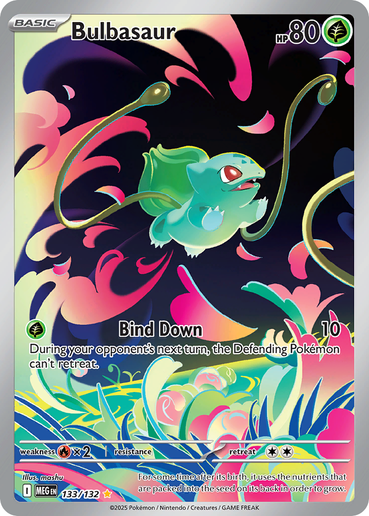 Bulbasaur 133/132 Mega Evolution