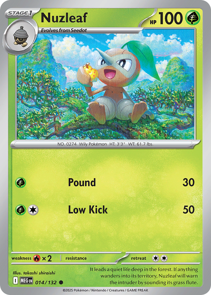 Nuzleaf 014/132 Mega Evolution