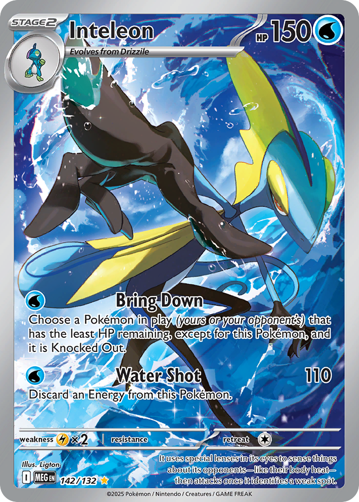 Inteleon 142/132 Mega Evolution