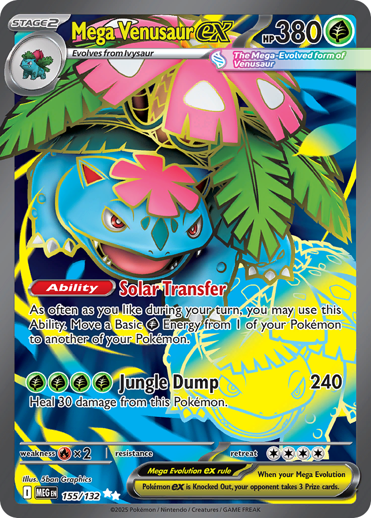 Mega Venusaur ex 155/132 Mega Evolution