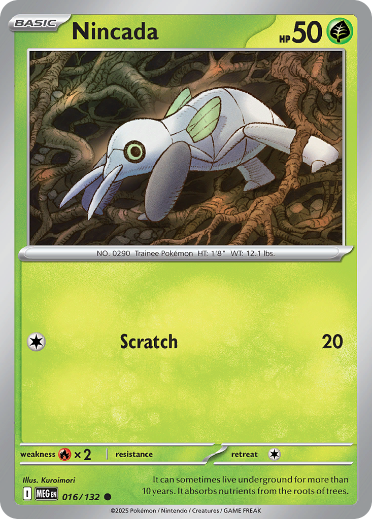 Nincada 016/132 Mega Evolution