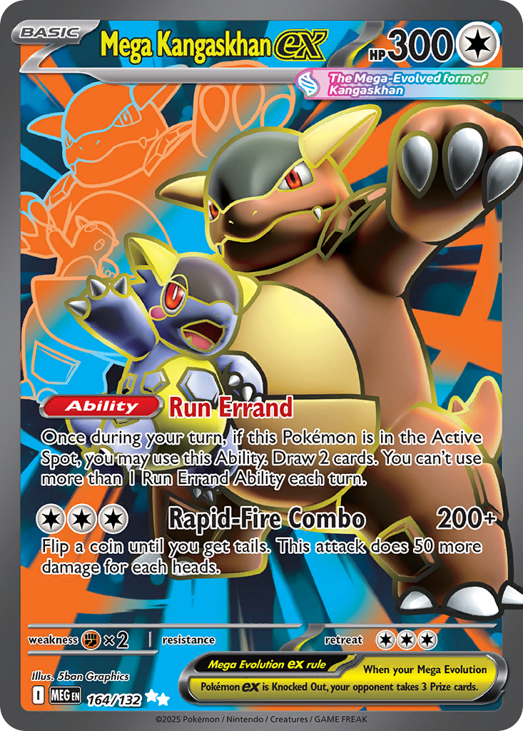 Mega Kangaskhan ex 164/132 Mega Evolution