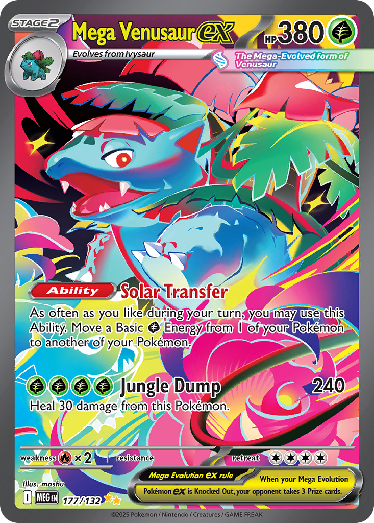 Mega Venusaur ex 177/132 Mega Evolution