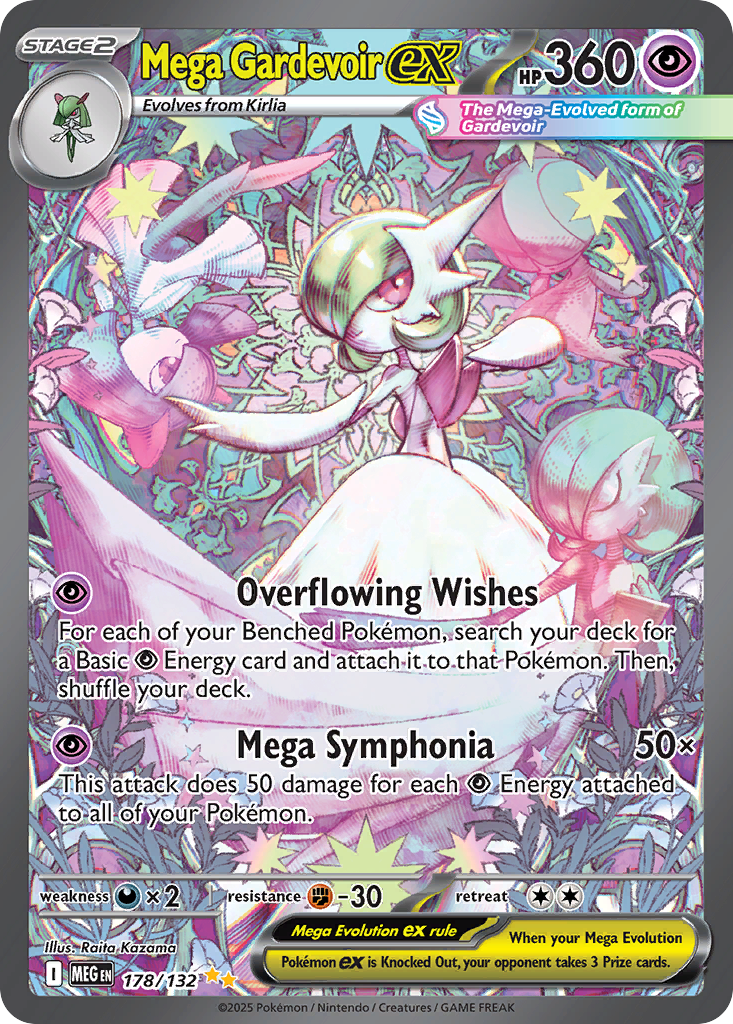 Mega Gardevoir ex 178/132 Mega Evolution