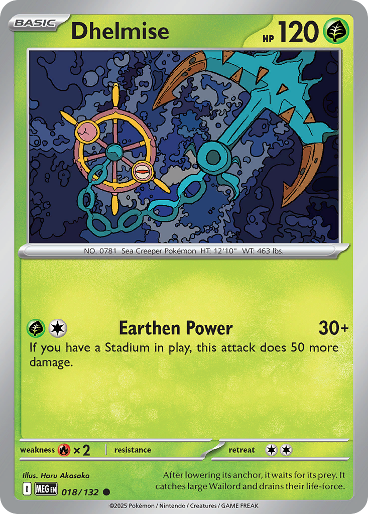 Dhelmise 018/132 Mega Evolution