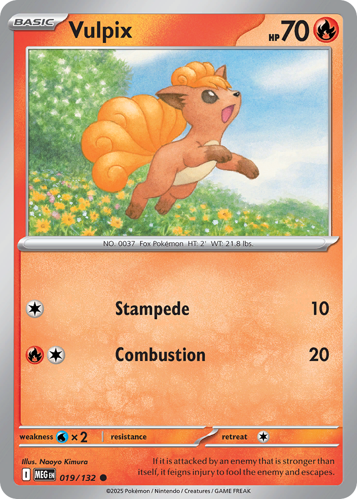 Vulpix 019/132 Mega Evolution