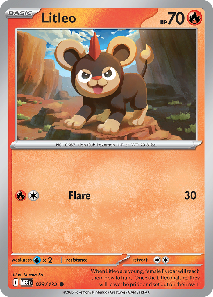Litleo 023/132 Mega Evolution