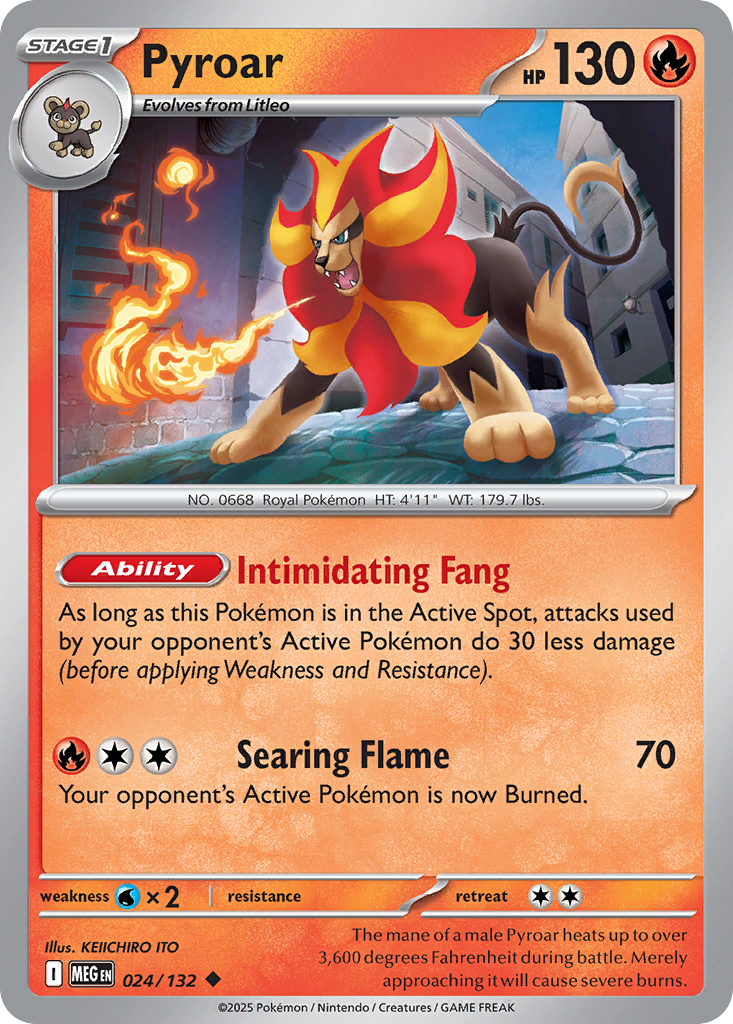 Pyroar 024/132 Mega Evolution