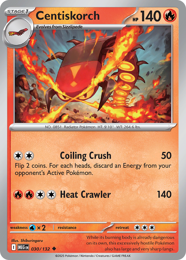 Centiskorch 030/132 Mega Evolution
