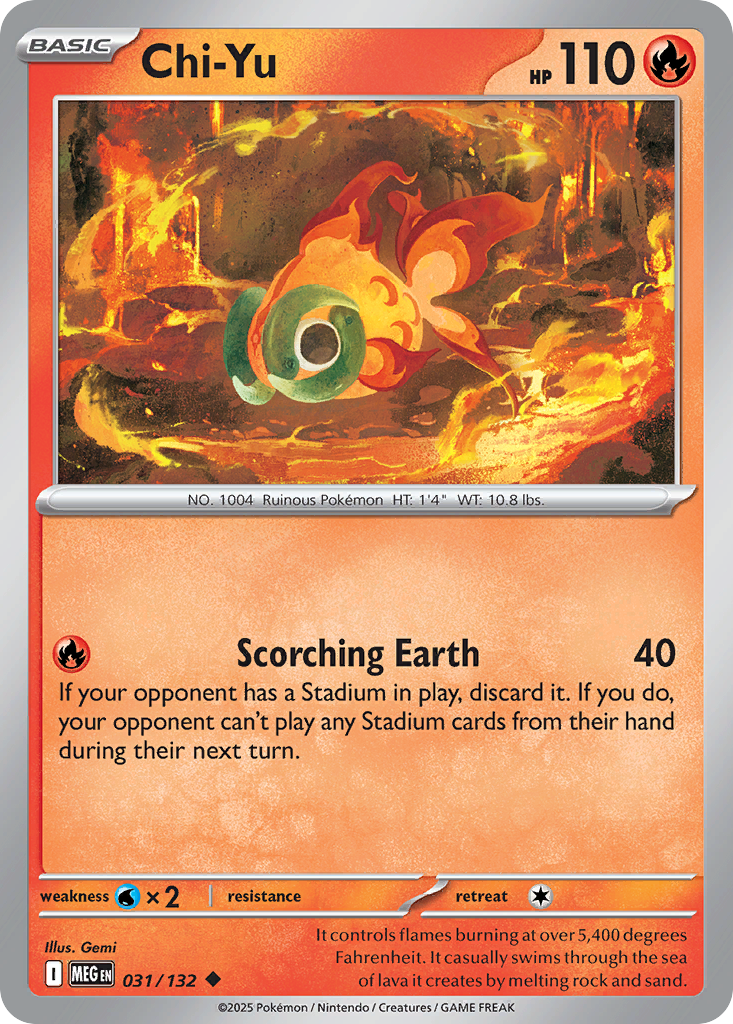 Chi-Yu 031/132 Mega Evolution