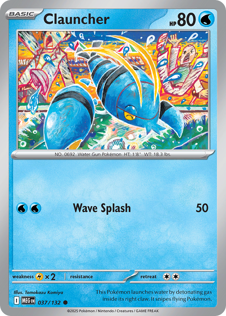 Clauncher 037/132 Mega Evolution