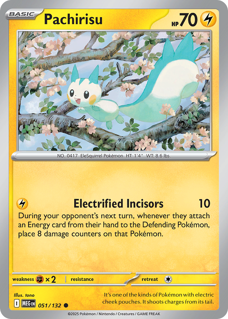 Pachirisu 051/132 Mega Evolution